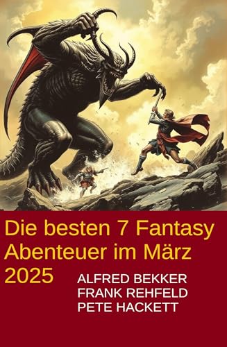 Buchcover: Die besten 7 Fantasy Abenteuer im März 2025