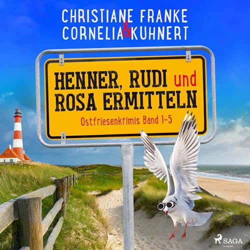 Buchcover: Henner, Rudi und Rosa ermitteln. Ostfriesenkrimis Band 1-5: Henner, Rudi und Rosa 1-5