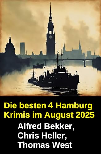 Buchcover: Die besten 4 Hamburg Krimis im August 2025