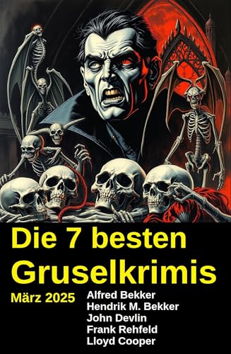 Buchcover: Die 7 besten Gruselkrimis März 2025