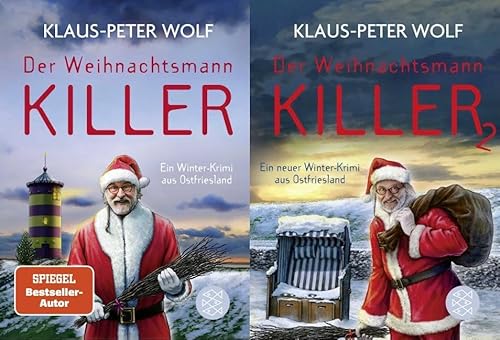 Buchcover: Der Weihnachtsmann-Killer Band 1+2 plus 1 exklusives Postkartenset
